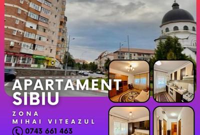 Apartament cu 2 camere decomandat, mobilat în Mihai Viteazul