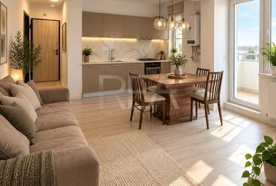 Apartament cu 2 camere circular, mobilat în Colentina