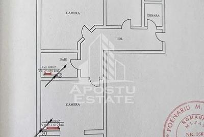 Apartament cu 2 camere decomandat în Steaua