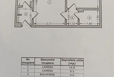 Apartament cu 2 camere în Drumul Taberei