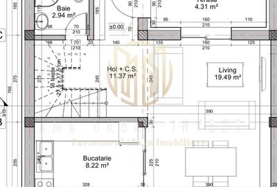 Casă cu 4 camere cu Canalizare în Central - 22