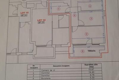 Apartament cu 3 camere decomandat în Titan - 2