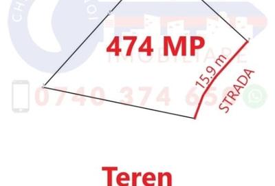 Teren Construcții intravilan de 474 mp, în Peco - 1