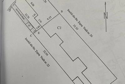Casă cu 3 camere cu Teren 291 Mp în Exterior Vest