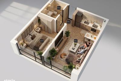 Apartament cu 2 camere în Rudeni - 1
