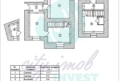 Apartament cu 2 camere decomandat, mobilat în Armeneasca - 3