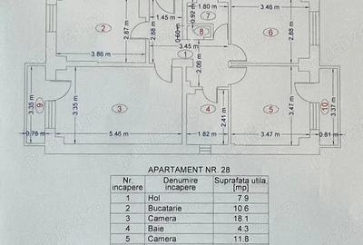 Vand apartament 3 camere, bd Republicii(intersectia cu V.Alecsandri) - 2