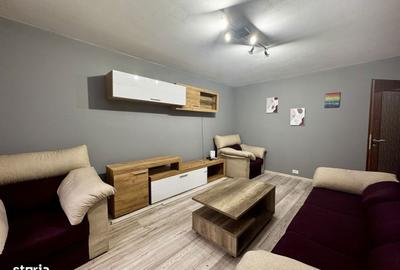 Apartament cu 3 camere decomandat, mobilat în Girocului