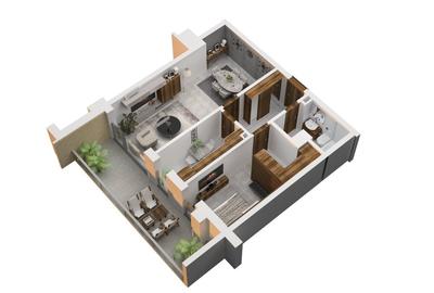 Vedere La Mare 2 camere Lux in Solid Residence Faleza-Nord Sistem Smart Home - 7