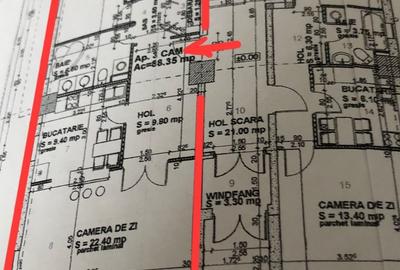 Vand apartament de 3 camere situat pe strada Luptei,intr-un bloc din 2006,parter - 10