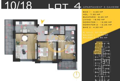Apartament cu 3 camere în Titan - 4