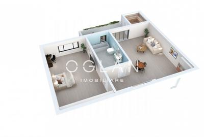Studio nou, 39.23 mp utili + balcon - Zona Lacul lui Binder - 5