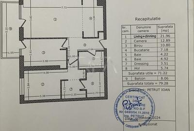 Apartament cu 3 camere decomandat, mobilat în Drumul Taberei - 10