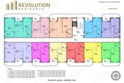 Apartament cu 2 camere decomandat în Central - 1