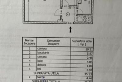 Garsonieră decomandată, mobilată în Vitan Mall - 7