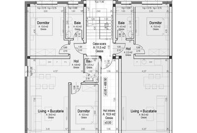 Apartament cu 2 camere decomandat în Cristian - 2