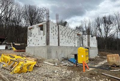 Casa ( neterminata) si teren de vanzare - Mosoaia Arges - 1