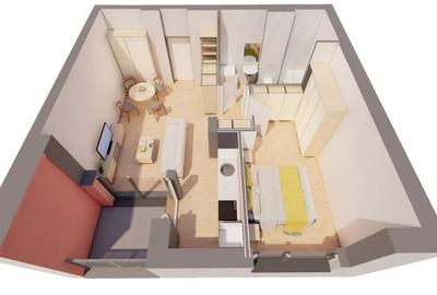 Garsonieră decomandată în UTA - 4