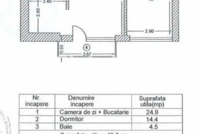 Apartament cu 2 camere semidecomandat, mobilat în Sisești - 3