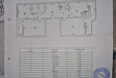 Apartament cu 3 camere decomandat în Central - 6