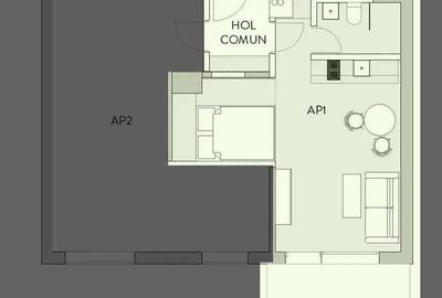 Garsonieră semidecomandată în Decebal