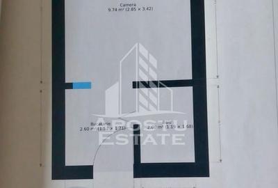 Garsoniera recent renovata in bloc de apartamente,zona Lipovei - 7