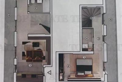 Apartament cu 3 camere decomandat în Central - 2
