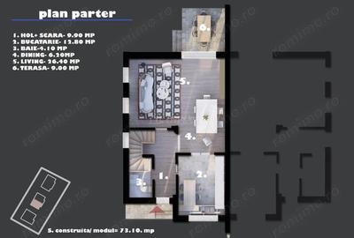 Casă cu 4 camere cu Teren 300 Mp în Buda - 6