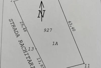 Teren de 927 mp, în Central