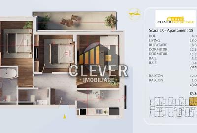 Apartament 3 camere cu Loc de Parcare inclus Pallady - 11