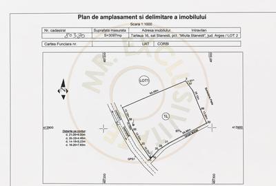 Teren Construcții intravilan de 3097 mp, în Corbi - 1