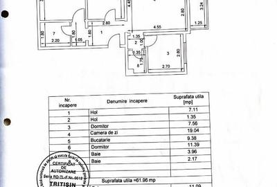 Apartament 3 camere str Victoriei 73mp - 14