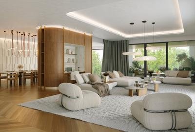 Penthouse cu 5 camere decomandat în Domenii