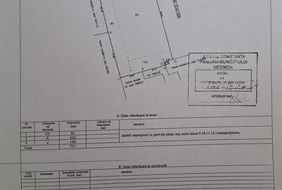 Teren de 771 mp, în Central - 3