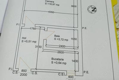 Garsonieră semidecomandată în Buziașului - 3