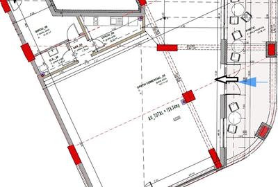 Spațiu comercial de 129 mp la fază de proiect - str. București 41 - 2