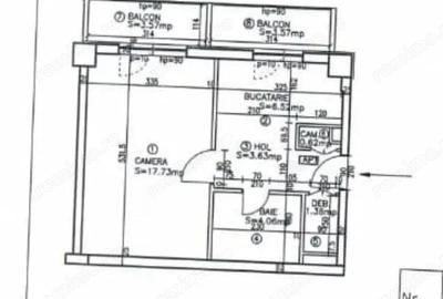 Garsoniera spa?ioasa 41 mp, etaj 2, bloc nou, parc IOR - 1