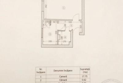 Garsoniera luminoasa, etaj 2/4, bloc mixt 1981! - 11