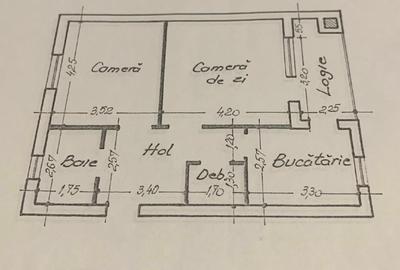 Apartament spațios, 2 camere, 64 mp, decomandat, Bld.Poitiers - 6