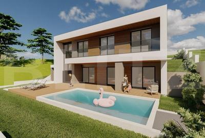 Casa moderna, 4 camere, 115 mp, in constructie, cu finalizare in septembrie 2025