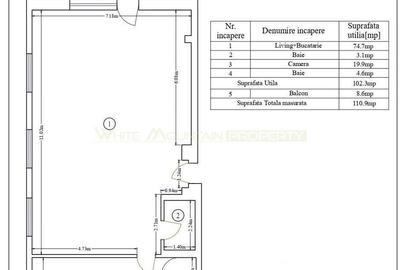 Apartament cu 2 camere, mobilat în Domenii - 4