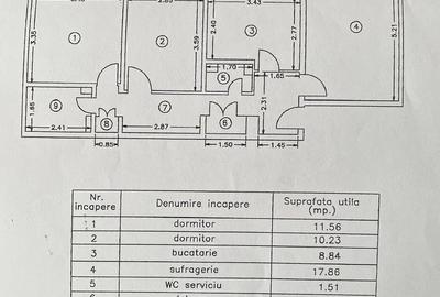 Apartament cu 3 camere decomandat în Central - 5