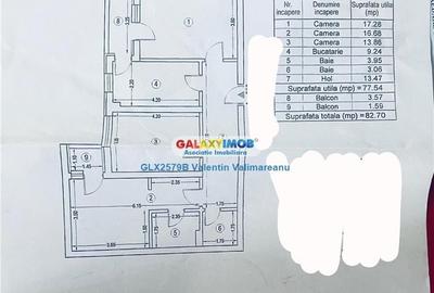 Apartament 3 Camere Plaza Romania VI 135 - 22