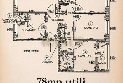 Apartament cu 4 camere decomandat, mobilat în Mănăștur - 1