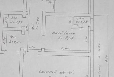 Apartament cu 2 camere decomandat în Exterior Vest