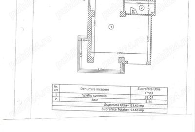 Spațiu comercial, de 63 mp, în Roșu - 5