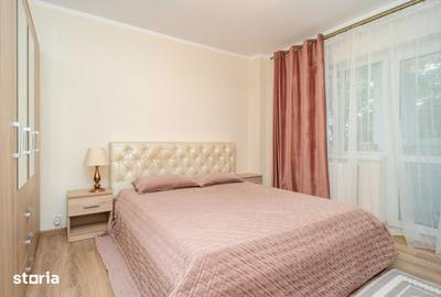 Apartament cu 2 camere semidecomandat, mobilat în Canta
