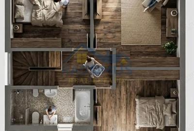 Casă cu 3 camere cu Teren 370 Mp în Vidra