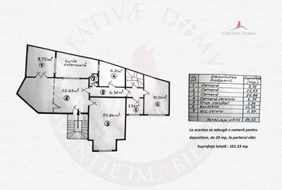 Spatiu de birouri in vila / Victoriei - Str. Gr. Alexandrescu - 14