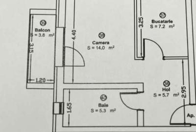 Garsonieră decomandată în Ciarda Roșie